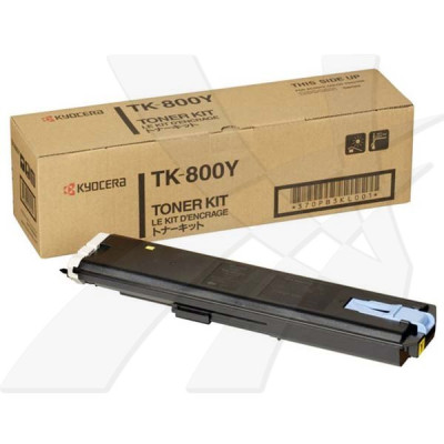 Kyocera TK-800Y, originální toner, žlutý, 10000 stran