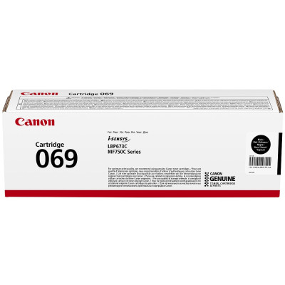 Canon 069BK (5094C002), originální toner, černý, 2100 stran