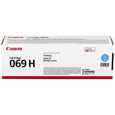 Canon 069HC (5097C002), originální toner, azurový, 5900 stran