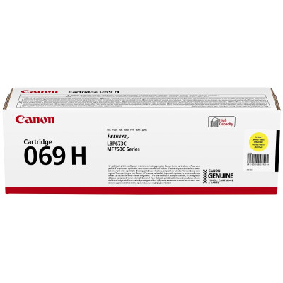 Canon 069HY (5095C002), originální toner, žlutý, 5900 stran