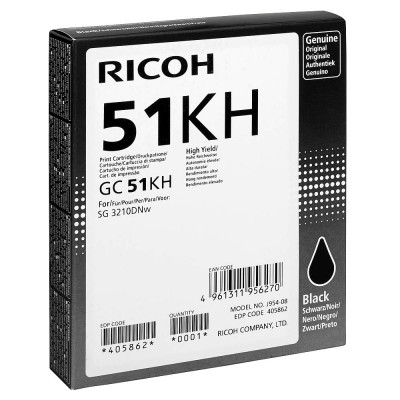 Ricoh 405862 (GC 51KH), originální inkoust, černý, 2900 stran