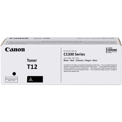 Canon T12Bk (5098C006), originální toner, černý, 7400 stran