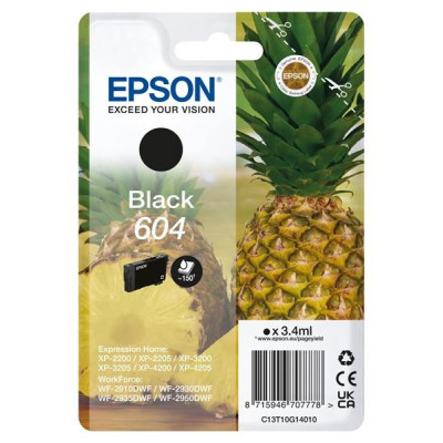 Epson T10G1 (C13T10G14020, 640), originální inkoust, černý, 150 stran (3,4 ml)