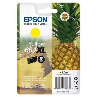 Epson T10H4 (C13T10H44010, 604XL), originální inkoust, žlutý, 350 stran (4 ml), XL