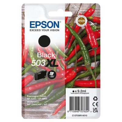 Epson T09R1 (C13T09R14010, 503XL), originální inkoust, černý, 550 stran (9,2 ml), XL