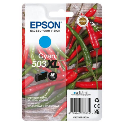 Epson T09R2 (C13T09R24010, 503XL), originální inkoust, azurový, 470 stran (6,4 ml), XL