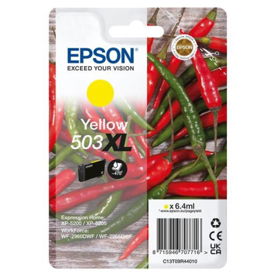 Epson T09R4 (C13T09R44010, 503XL), originální inkoust, žlutý, 470 stran (6,4 ml), XL