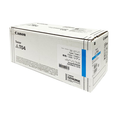 Canon T04C (2979C001), originální toner, azurový, 27500 stran