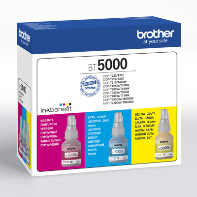 Brother BT-5000CLVAL (BT5000CLVAL), originální inkoust, CMY, 5000 stran