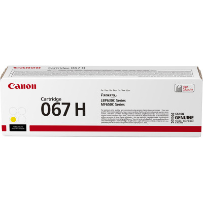 Canon 067HY (5103C002), originální toner, žlutý, 2350 stran