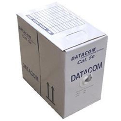 DATACOM UTP flex,Cat5e PVC, šedý, 305m, lanko