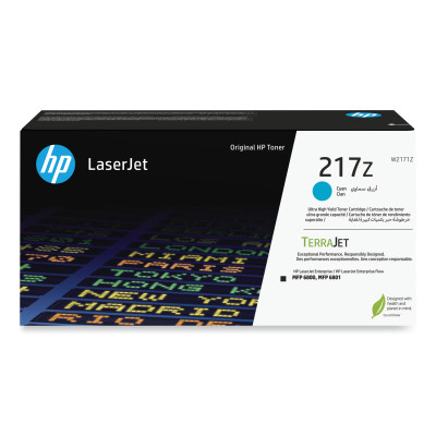 HP W2171Z (217Z), originální toner, azurový, 24000 stran