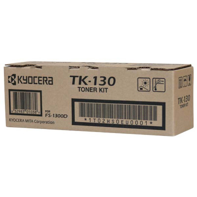 Kyocera TK-130K (1T02HS0EU0, 1T02HS0EUC), originální toner, černý, 7200 stran