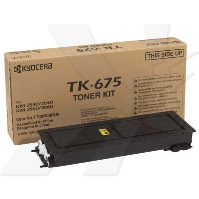 Kyocera TK-675K, originální toner, černý, 20000 stran