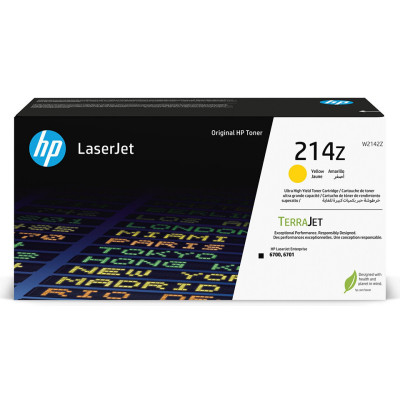 HP W2142Z (214Z), originální toner, žlutý, 26000 stran