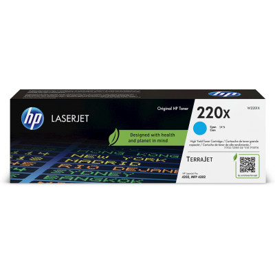 HP W2201X (220X), originální toner, azurový, 5500 stran