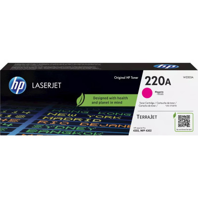 HP W2203A (220A), originální toner, purpurový, 1800 stran