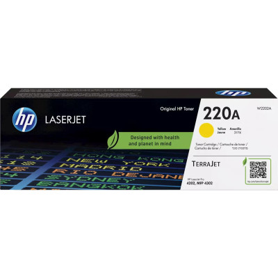 HP W2202A (220A), originální toner, žlutý, 1800 stran