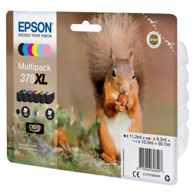 Epson T3798 (C13T37984010), originální inkoust, 500/830 stran, XL