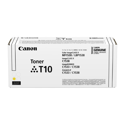 Canon T10 Y (4563C001), originální toner, žlutý, 10000 stran