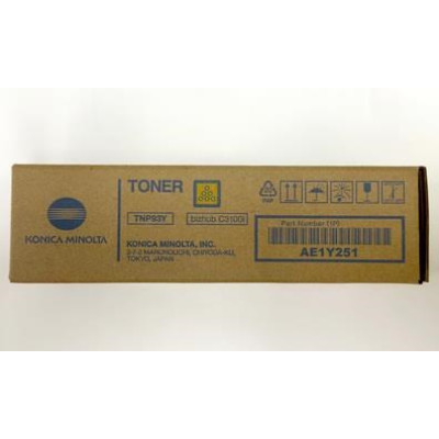 Konica Minolta TNP-93Y (AE1Y251), originální toner, žlutý, 4000 stran