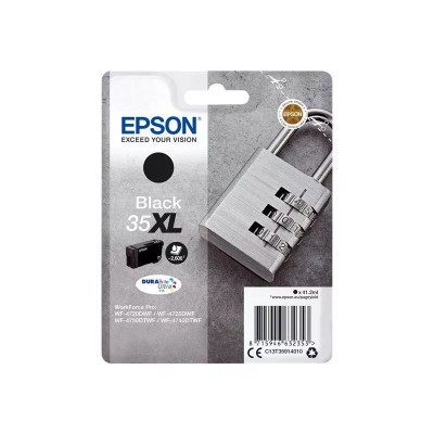 Epson T3591 (C13T35914010, 35XL), originální inkoust, černý, 2600 stran (41,2 ml), XL