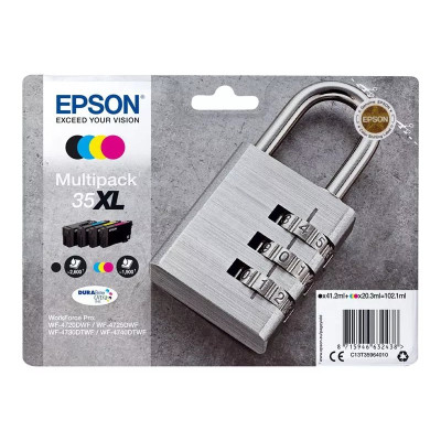 Epson T3596 (C13T35964010, 35XL), originální inkoust, CMYK, 2600 + 1900 stran, XL