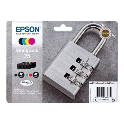 Epson T3586 (C13T35864010, 35), originální inkoust, CMYK, 900 + 650 stran