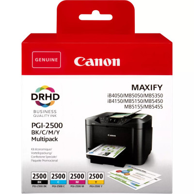 Canon PGI-2500CMYK (9290B004), originální inkoust, CMYK, Multipack