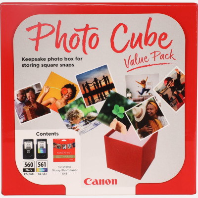 Canon PG-560/CL-561 (3713C007), originální inkoust, černý/barevný, Fotopapír multipack