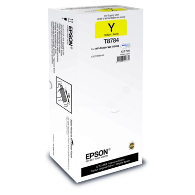 Epson T8784 (C13T878440), originální inkoust, žlutý, 50000 stran (425,7 ml), XXL