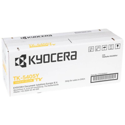 Kyocera TK-5405Y (1T02Z6ANL0), originální toner, žlutý, 10000 stran