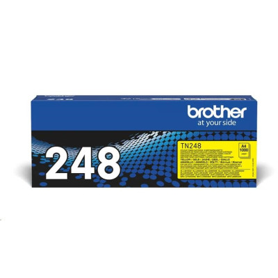 Brother TN-248Y, originální toner, žlutý, 1000 stran