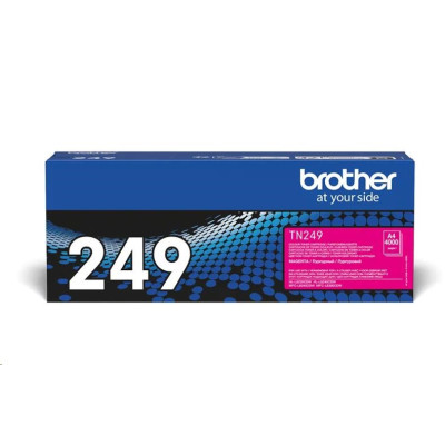 Brother TN-249M, originální toner, purpurový, 4000 stran, XXL