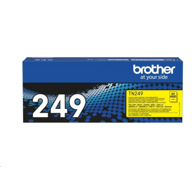 Brother TN-249Y, originální toner, žlutý, 4000 stran, XXL