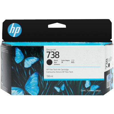 HP 498N4A (738), originální inkoust, černý, 130 ml