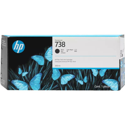 HP 498Q0A (738M), originální inkoust, černý, 300 ml