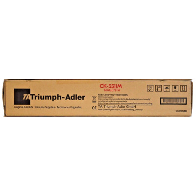 Triumph Adler CK-5511M (1T02R5BTA0), originální toner, purpurový, 12000 stran