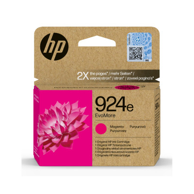 HP 4K0U8NE (924e), originální inkoust, purpurový, 800 stran