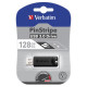 Verbatim USB flash disk, USB 3.0, 128GB, PinStripe, Store N Go, černý, 49319