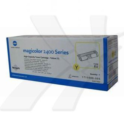 Konica Minolta A00W132 (1710-5890-05), originální toner, žlutý, 4500 stran