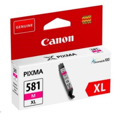 Canon CLI-581XL M (2050C001), originální inkoust, purpurový, 8,3 ml, XL