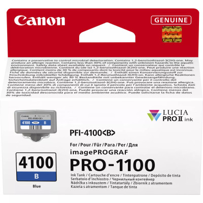 Canon PFI-4100B (6786C001), originální inkoust, modrý, 80 ml