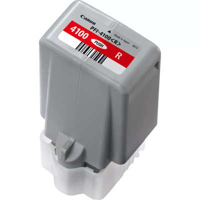 Canon PFI-4100R (6785C001), originální inkoust, červený, 80 ml