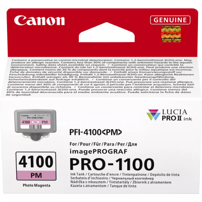 Canon PFI-4100PM (6782C001), originální inkoust, photo purpurový, 80 ml