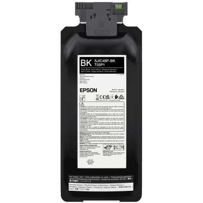 Epson T55P1 (SJIC48P-BK, C13T55P140), originální inkoust, černý, 480 ml