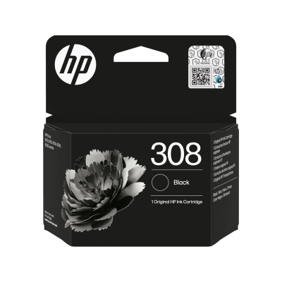 HP 7FP21UE (308), originální inkoust, černý, 160 stran