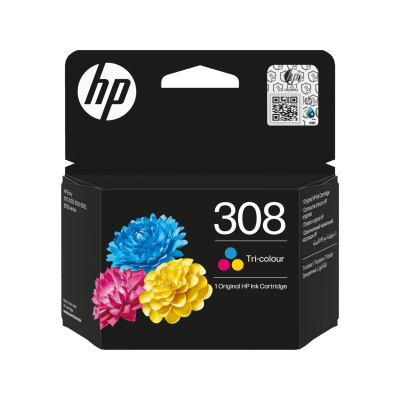 HP 7FP20UE (308), originální inkoust, barevný, 120 stran