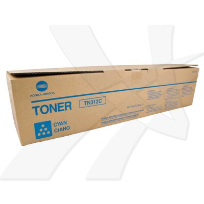 Konica Minolta TN-312C (8938-708), originální toner, azurový, 12000 stran