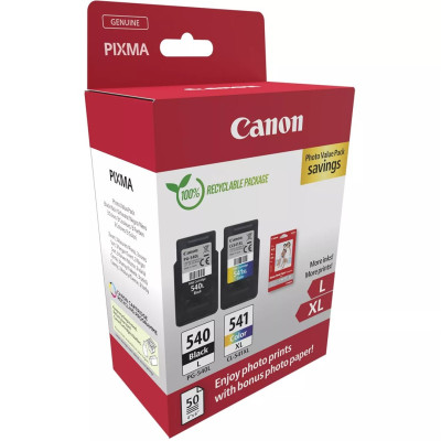 Canon PG-540L/CL-541XL (5224B012, 5224B013), originální inkoust, černý/barevný, 11 + 15 ml, 2-pack